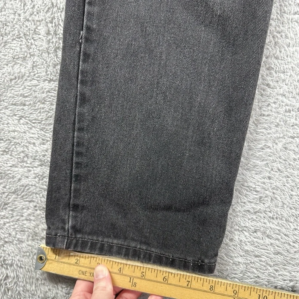 VINTAGE Levi 505 Jeans Mens 33x30 (30x29) Black Faded‎ Regular Fit Made in USA